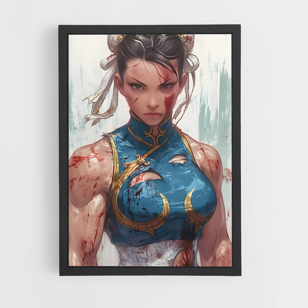 Poster L'Honneur de Chun-Li – affiche Street Fighter (vue 2)